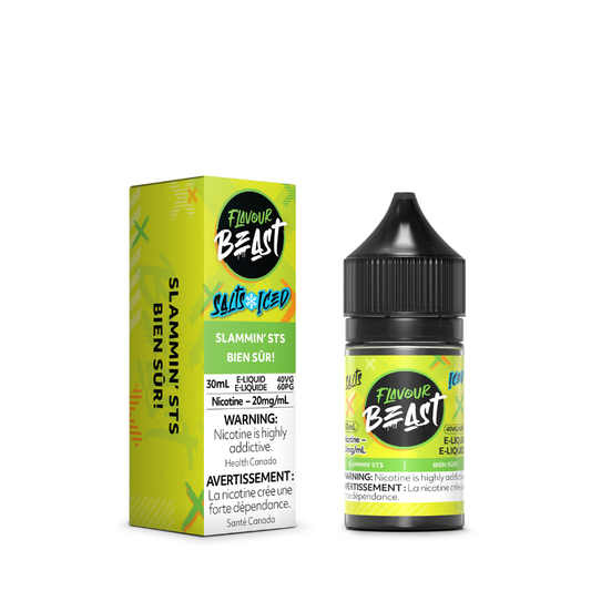 Flavour Beast Vape Juice Salt Nic - Slammin STS Iced (30mL)