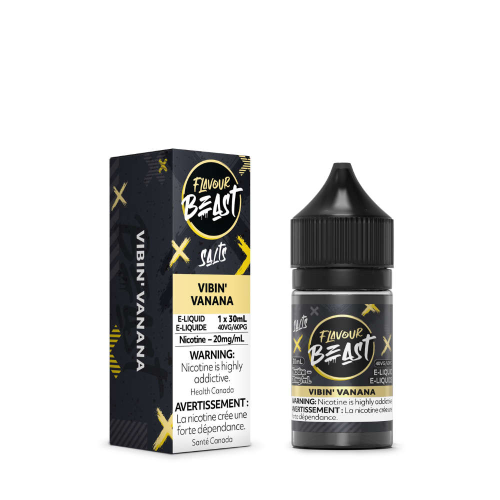 Flavour Beast Vape Juice Salt Nic - Vibin Vanana (30mL)