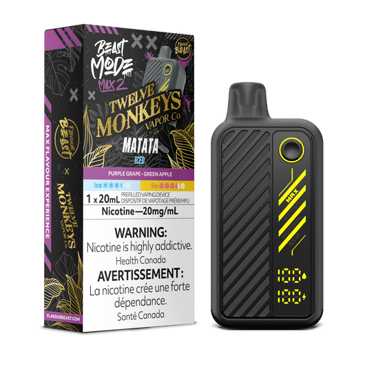 Flavour Beast Beast Mode Twelve Monkeys Disposable Vape 50k – Matata Iced