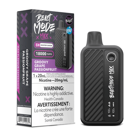 Grovy Grape Passionfurit - Flavour Beast Beast Mode 18K Disposable Vape (20mL)