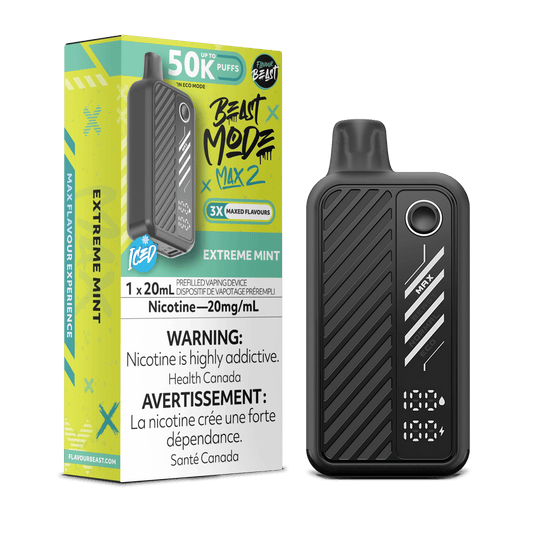Extreme Mint - Flavour Beast Beast Mode Max 2 50K Disposable Vape (20mL)