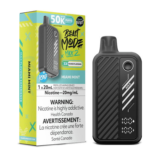 Miami Mint - Flavour Beast Beast Mode Max 2 50K Disposable Vape (20mL)