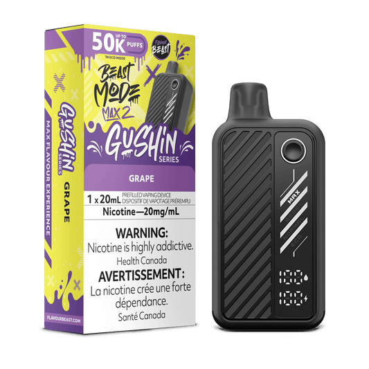 Grape Gushin - Flavour Beast Beast Mode Max 50K Disposable Vape (20mL)