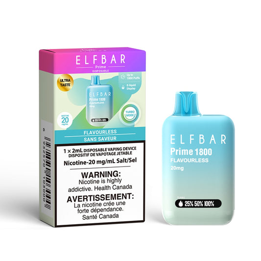 Flavourless - Elf Bar Prime 1800 Disposable Vape