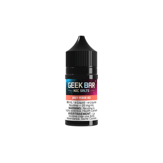 Geek Bar Salt Nic Vape Juice – Juicy Peach Ice (30mL)