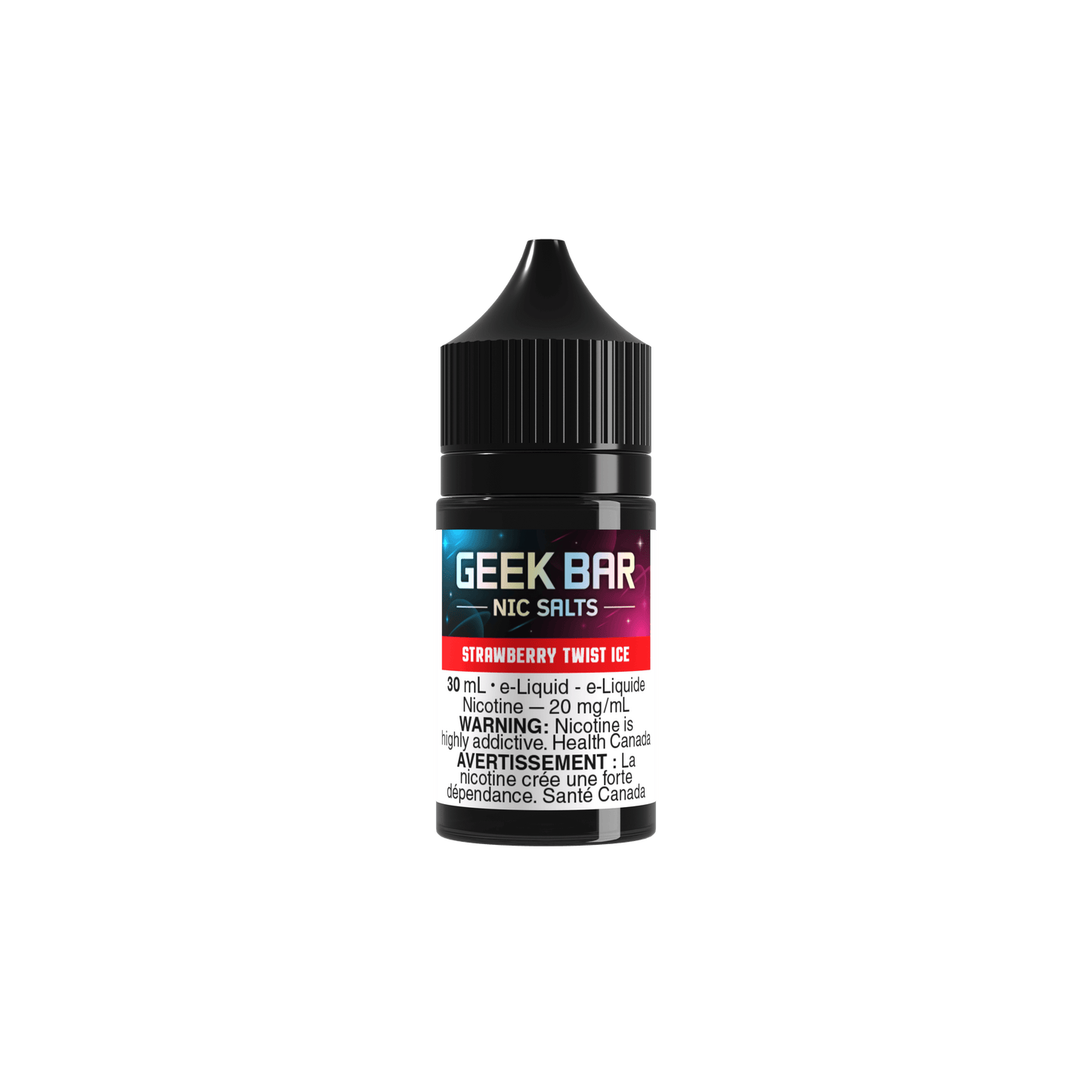 Geek Bar Salt Nic Vape Juice – Strawberry Twist Ice (30mL)