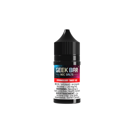 Geek Bar Salt Nic Vape Juice – Strawberry Twist Ice (30mL)