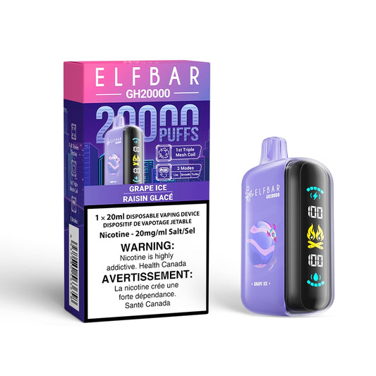 Grape Ice - Elf Bar GH20000 Disposable Vape