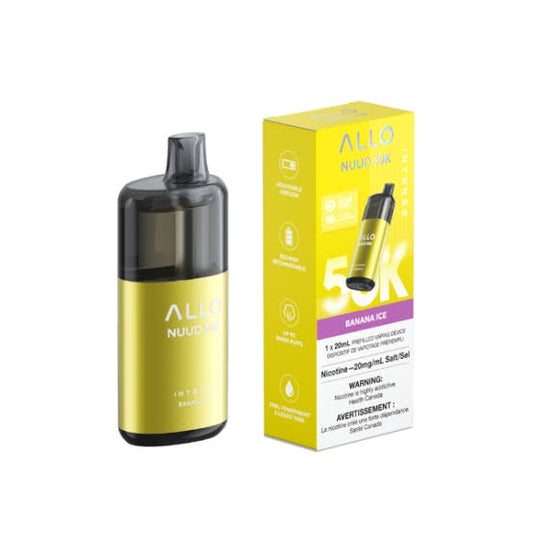 Allo Intense Nuud 50K Disposable Vape - Banana Ice (20mL)