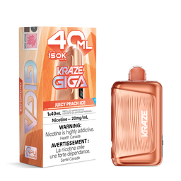 Kraze Giga -Juicy Peach Ice (20mg)