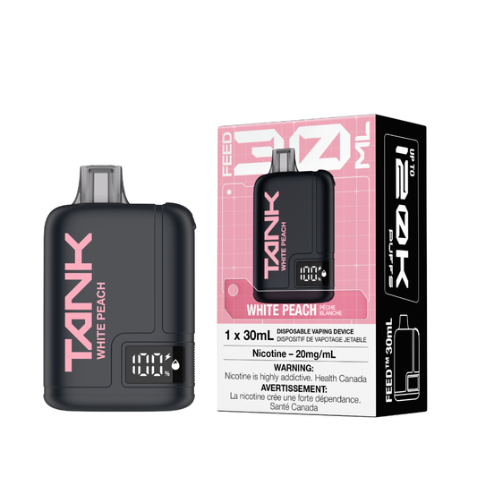 White Peach  -FEED Tank 120k Disposable vape