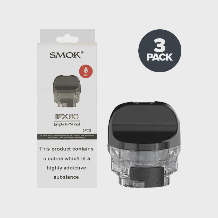 SMOK IPX 80 Replacement Empty Pod (3pk) [CRC]