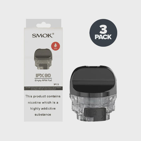 SMOK IPX 80 Replacement Empty Pod (3pk) [CRC]