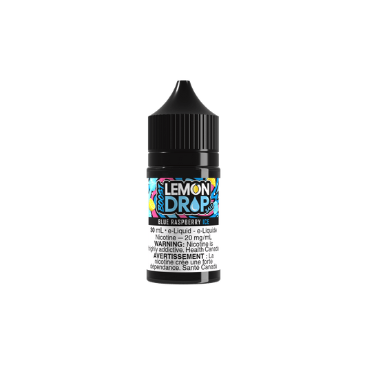 Lemon Drop Boost Vape Juice Salt Nic - Blue Raspberry Ice (30mL)