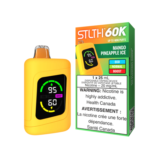 Mango Pineapple Ice - STLTH 60K Disposable Vape (25mL)