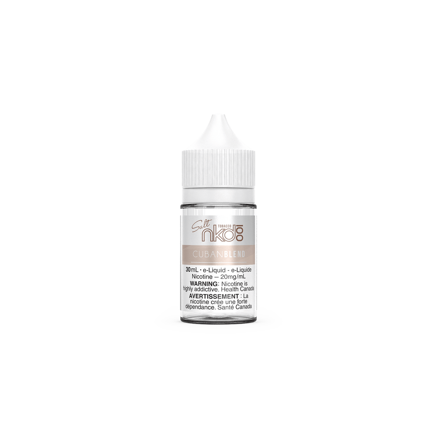 Naked 100 Vape Juice Salt Nic - Cuban Blend (30mL)