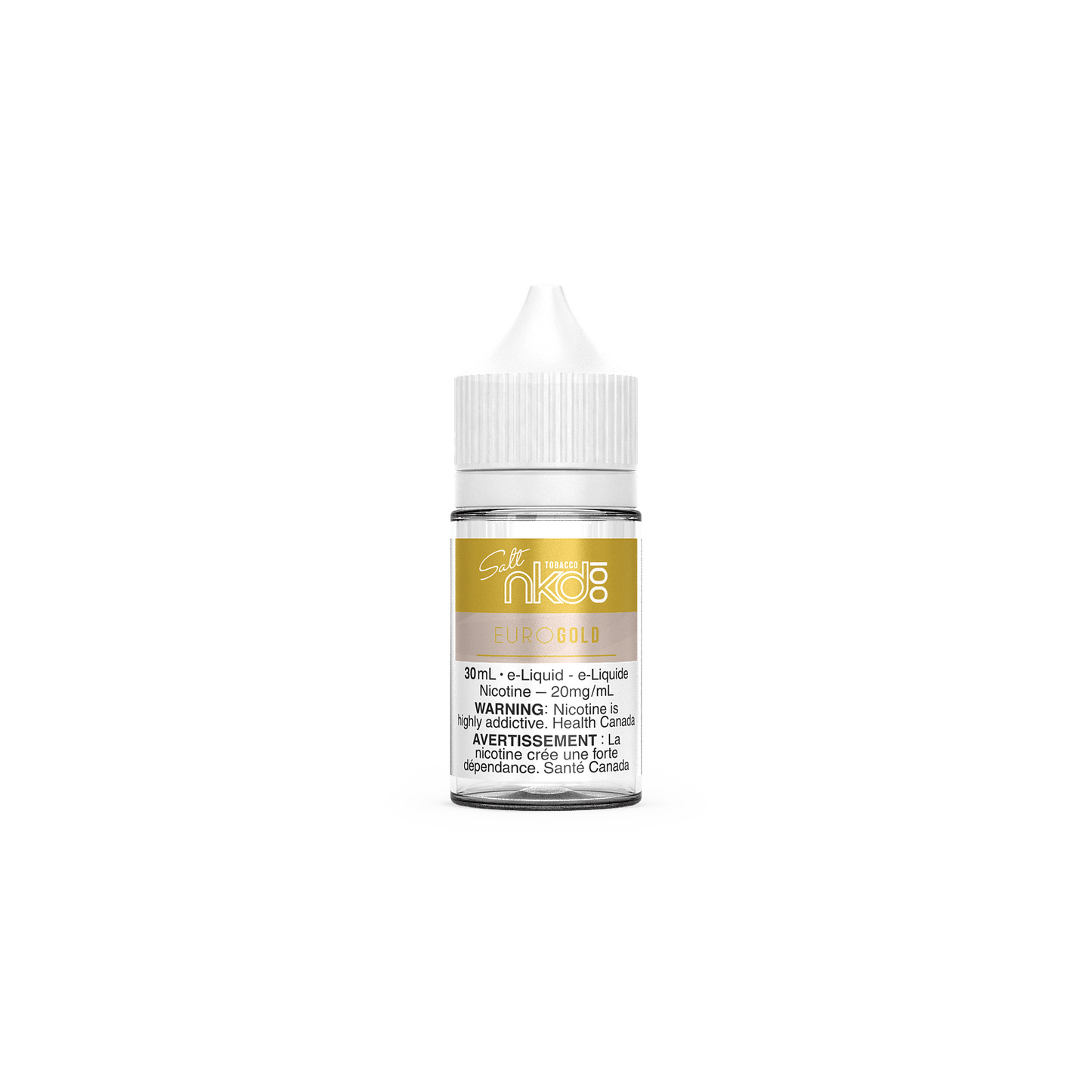 Naked 100 Vape Juice Salt Nic - Euro Gold Tobacco (30mL)