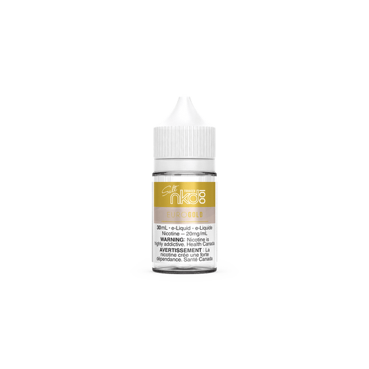 Naked 100 Vape Juice Salt Nic - Euro Gold Tobacco (30mL)
