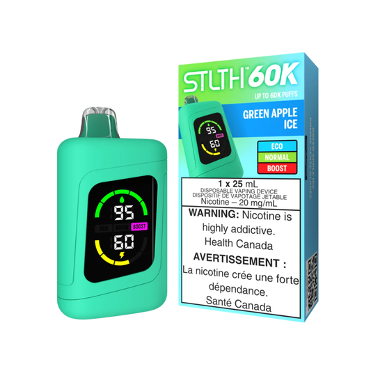 Arctic Mint - STLTH 60K Disposable Vape (25mL)
