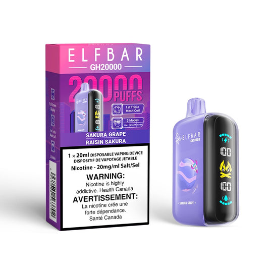 Strawberry Grape - Elf Bar GH20000 Disposable Vape