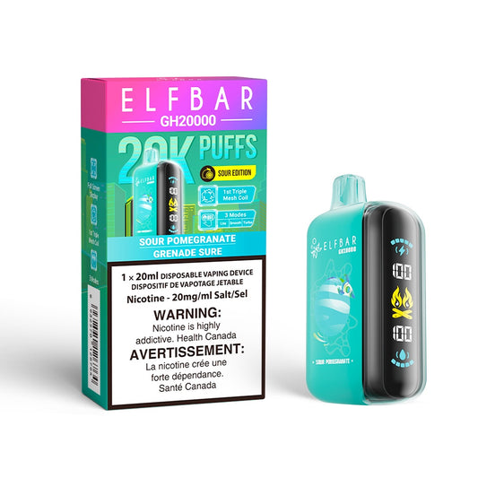 Sour Pomegranate Grenade Sure - Elf Bar GH20000 Disposable Vape