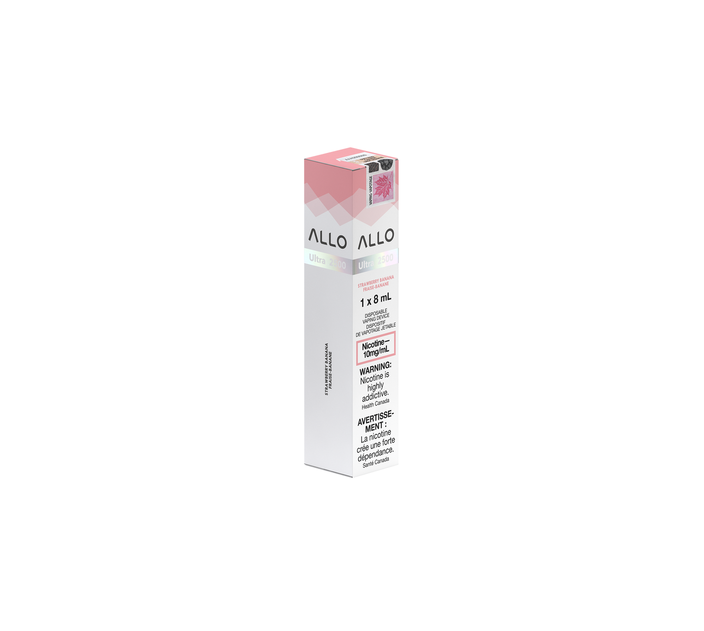 ALLO Ultra 2500 - Strawberry Banana 10mg