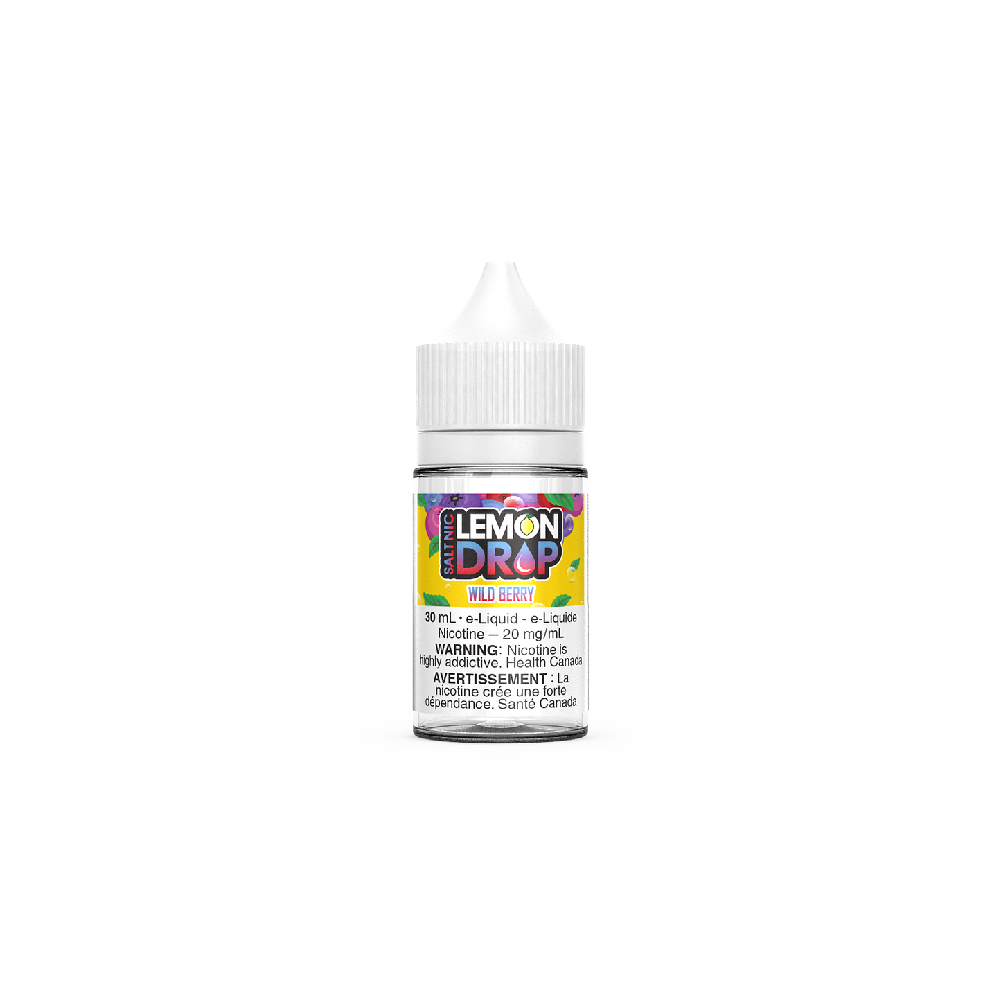 Lemon Drop Vape Juice Salt Nic - Wild Berry (30mL)
