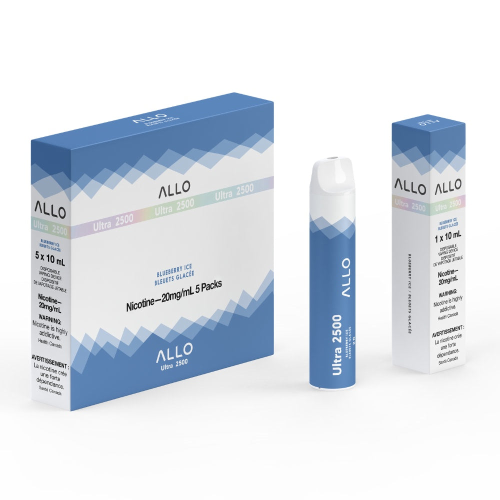 Allo Ultra 2500 - Blueberry Ice Disposable Vape