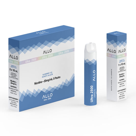 Allo Ultra 2500 - Blueberry Ice Disposable Vape