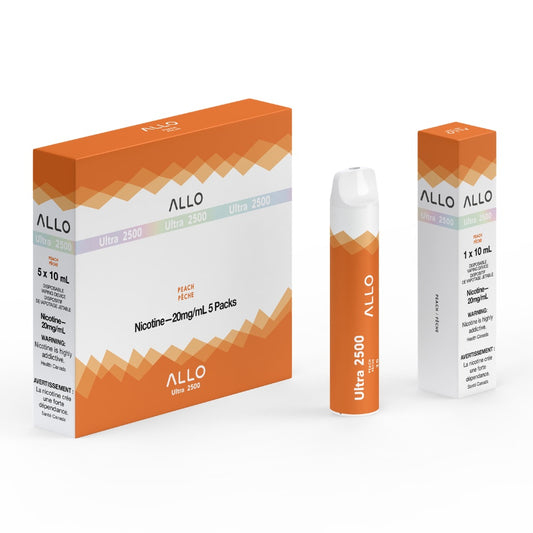 Allo Ultra 2500 - Peach Disposable Vape