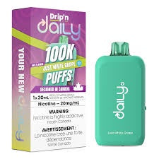 Just White Grape - Drip'n Daily 100K Disposable Vape (30ml)