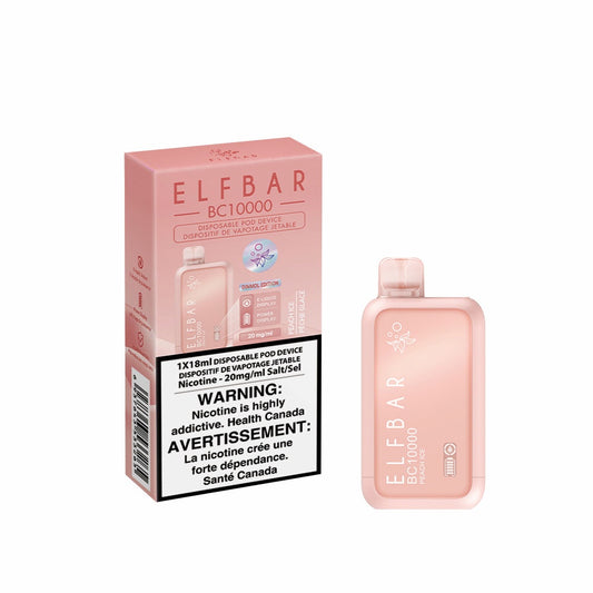 Peach Ice - Elf Bar BC10000 Disposable Vape