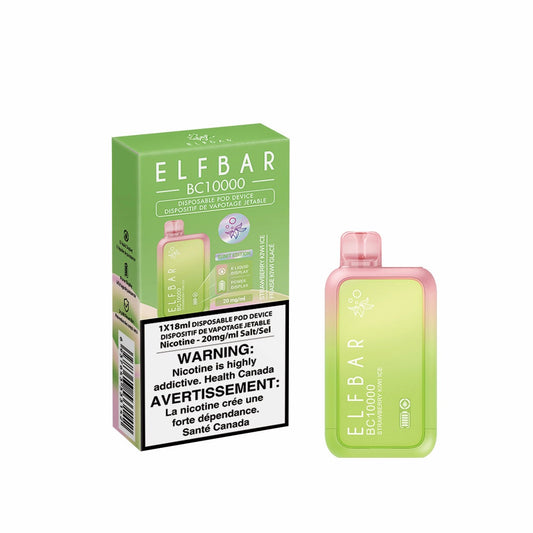 Strawberry Kiwi Ice - Elf Bar BC10000 Disposable Vape