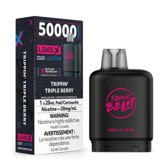 Level X Flavour Beast G2 Ultra 50K – Trippin  Triple Berry