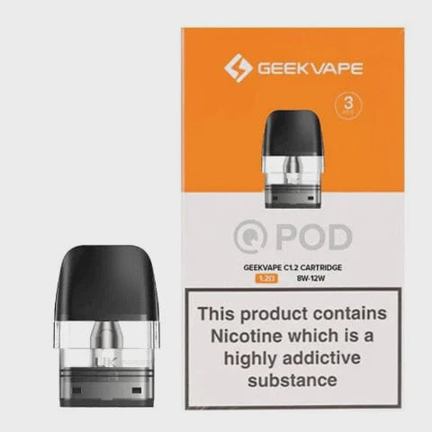 Geekvape Q Replacement Pod  (3 PACK) [CRC]