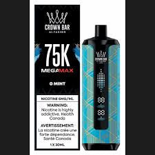 Al Fakher Crown Bar Megamax 75K Disposable Vape - G Mint