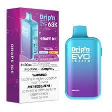 Grape Ice - Drip'n Evo Series 63K Disposable Vape (20ml)