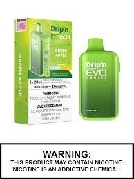 Green Apple - Drip'n Evo Series 63K Disposable Vape (20ml)