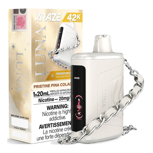 Pristine Pina Colada Ice - Kraze Luna Disposable Vape (42K Puffs)