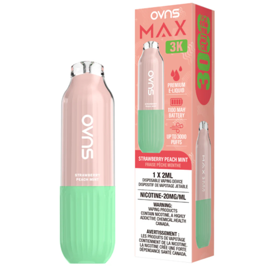 Strawberry Peach Mint - OVNS Max 3K Disposable Vape