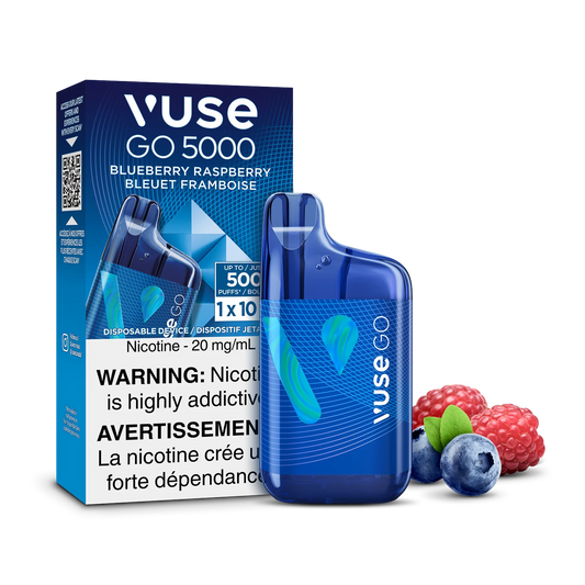 Blue Raspberry - Vuse GO 5000 Disposable Vape