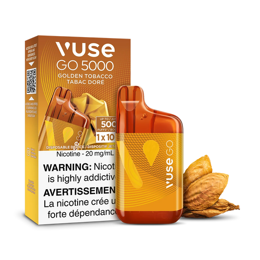 Golden Tobacco - Vuse GO 5000 Disposable Vape