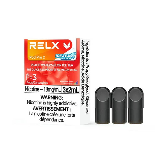 RELX Pod Pro 2 - Peach Watermelon Ice Tea (3 Pack)