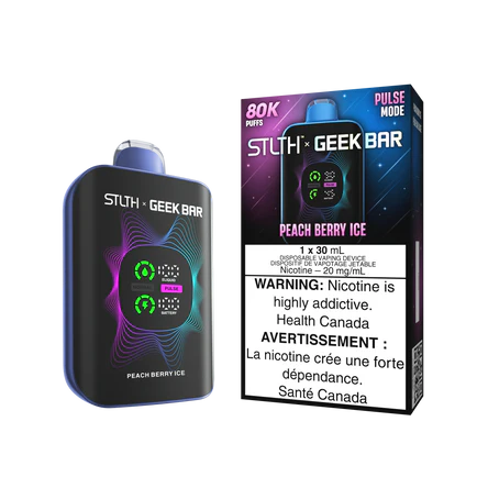 STLTH x Geek Bar 80K  Disposable vape - Peach Berry Ice