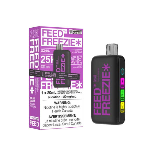 FEED Freezie 25K Disposable Vape - Chilled Grapes (20mL)