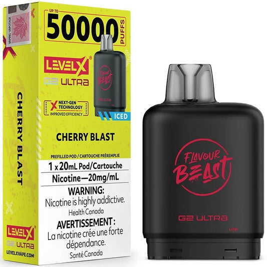 Level X Flavour Beast G2 Ultra 50K – Cherry Blast