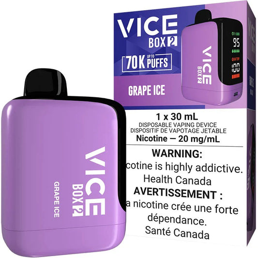 Grape Ice - Vice Box 2 Disposable Vape (30mL)