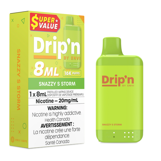 Dripn By Envi 16K Disposable Vape - Snazzy S Storm (8mL)