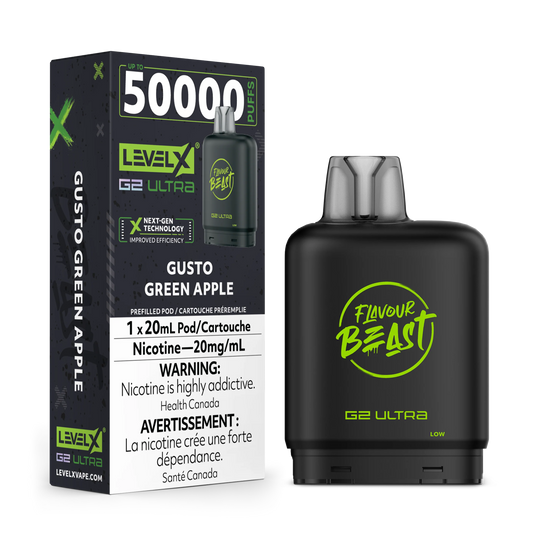 Level X Flavour Beast G2 Ultra 50K – Gusto Green Apple