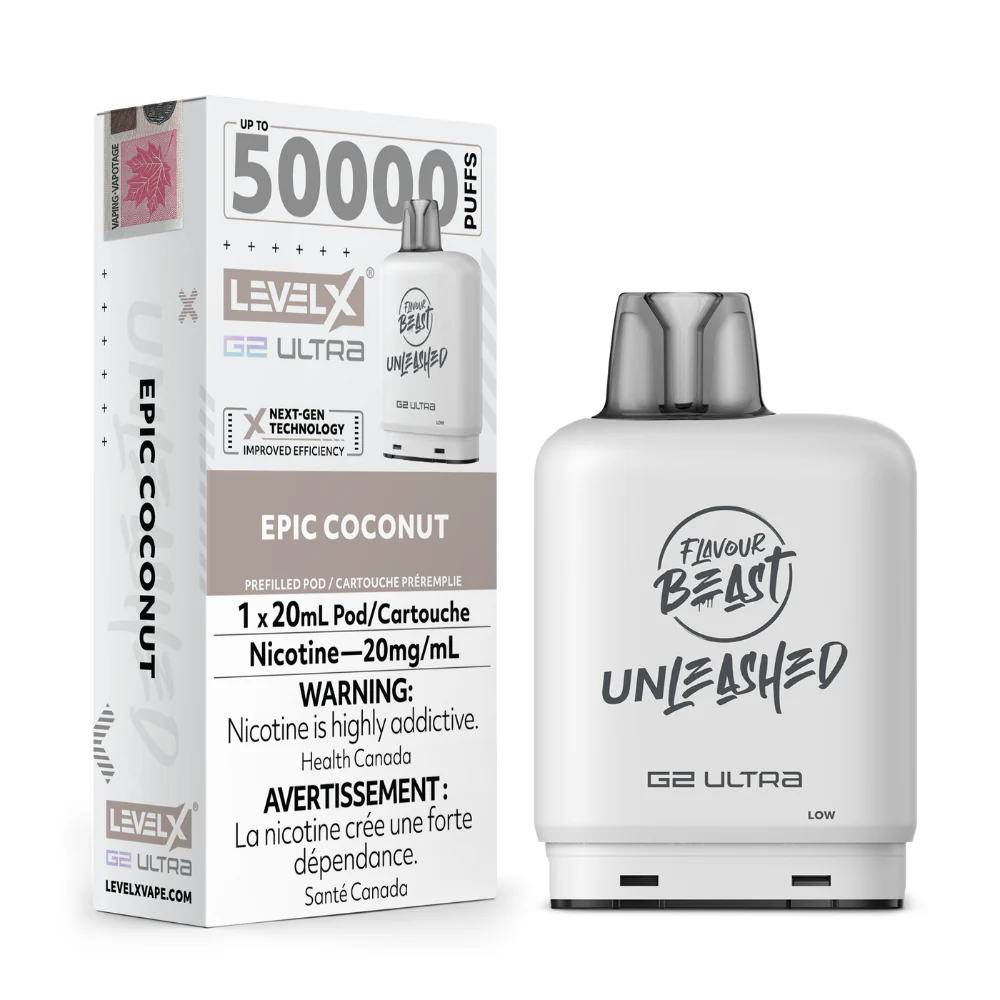 Level X Flavour Beast Unleashed G2 Ultra 50K – Epic Coconut